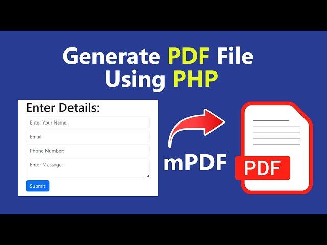 How to Generate PDF Files in PHP Using mPDF (2024)