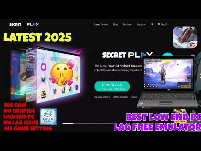 Best Emulator For Low End Pc | 2GB 4GB Best emulator For Free Fire #freefirepcmekaisekhele