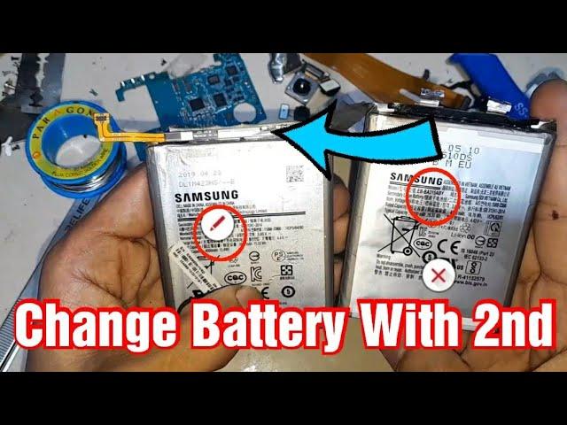 Cara Mengganti Baterai Tanam Oplosan Android All Merk || Change Battery Android With 2nd Battery
