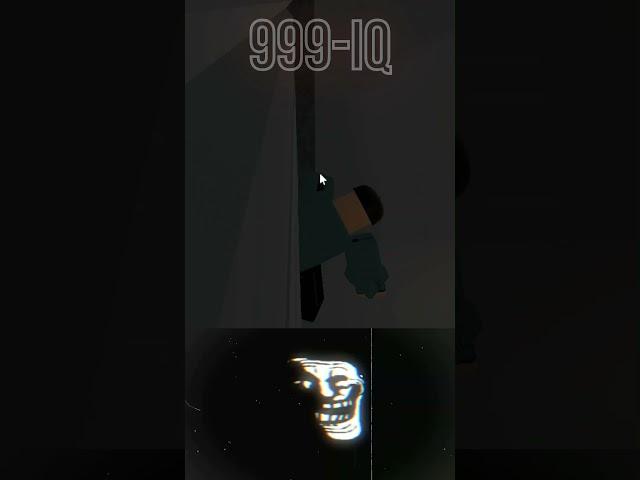 Roblox 999-IQ ( Troll Face Meme ) #roblox #shorts