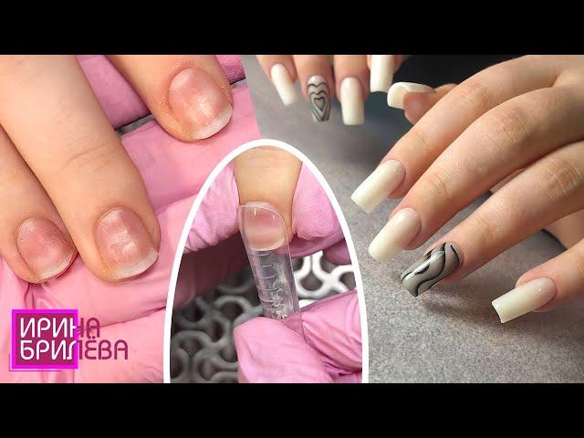 Nail transfiguration  Nail extension for upper forms  Irina Brilyova