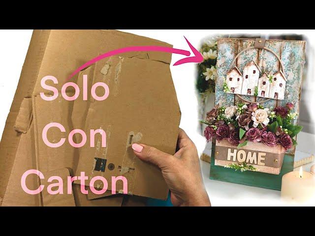 Look what you can do by recycling with cardboard!!! / Crafts and recycling