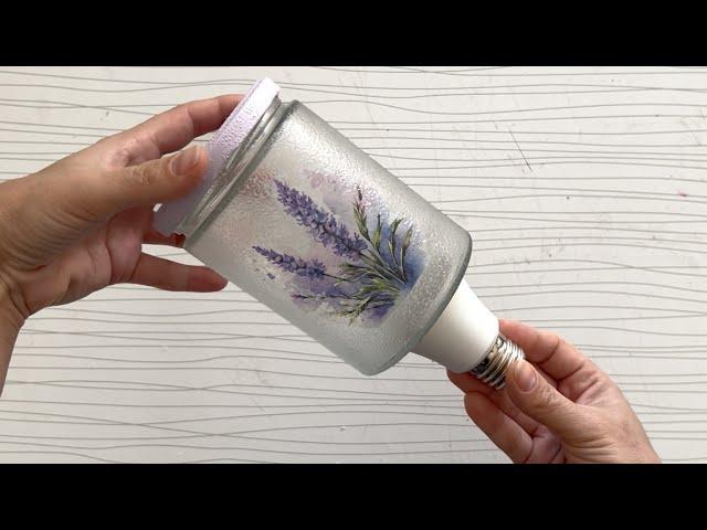 DIY  Awesome Glass Jar Recycling Idea | Glass Jar Craft | Bath Decort | Lantern