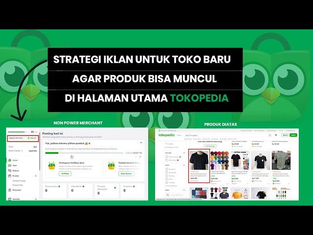 TIPS CARA IKLAN TOKO BARU DI TOKOPEDIA