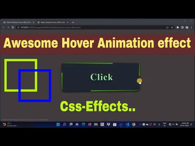 Awesome glowing gradient button animation on Hover effects-Css-effects|button hover effects-glowing.