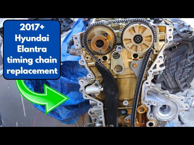 How to replace timing chain on a 2.0L Hyundai Elantra