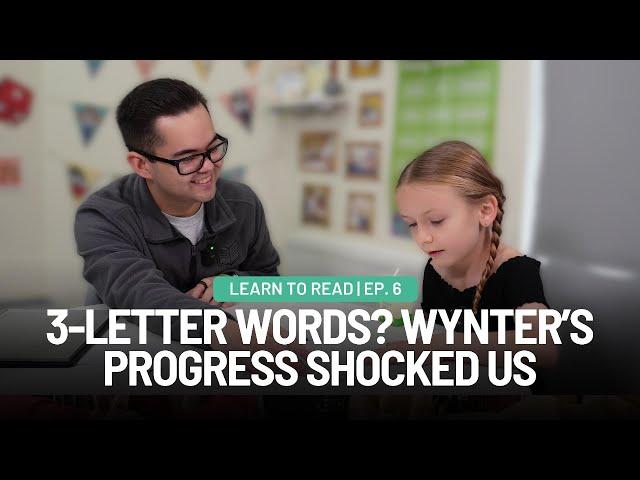 3-Letter Words? Wynter's Progress Will AMAZE You! | Learn to Read with Kev Ep. 6