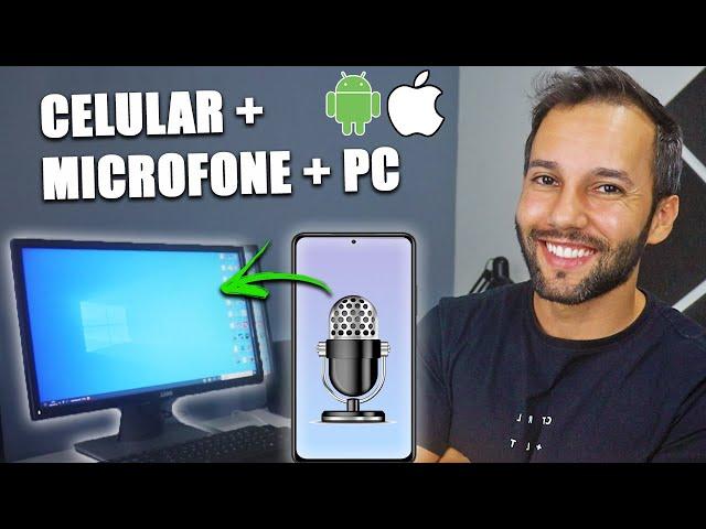 COMO USAR O CELULAR COMO MICROFONE PARA PC