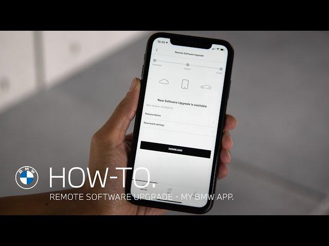 Download and install a Remote Software Upgrade with your My BMW App – BMW How-To