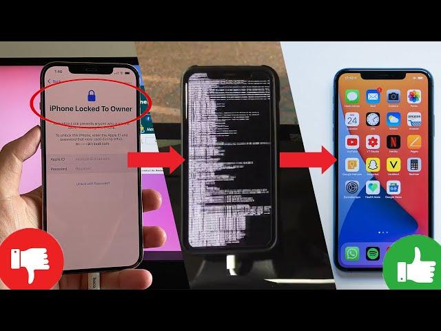 Unlock / Bypass for Locked Devices: Unlock iCloud Activation with Custom Firmware