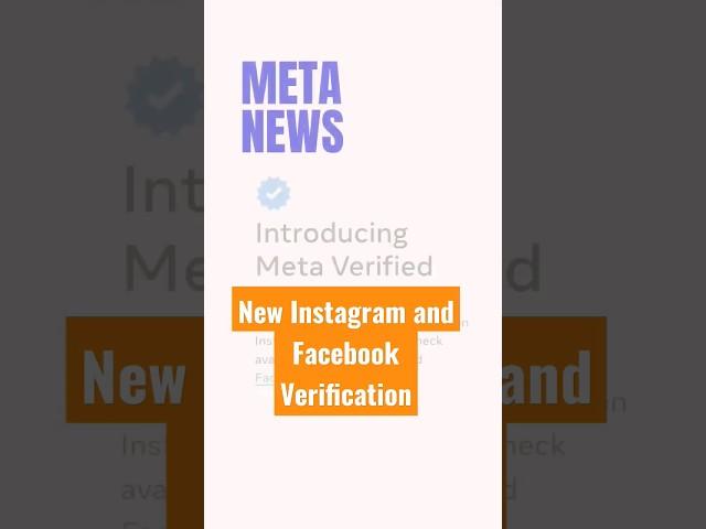 This paid subscription gets you verified on Instagram and Facebook: Meta Verified Waitlist #news