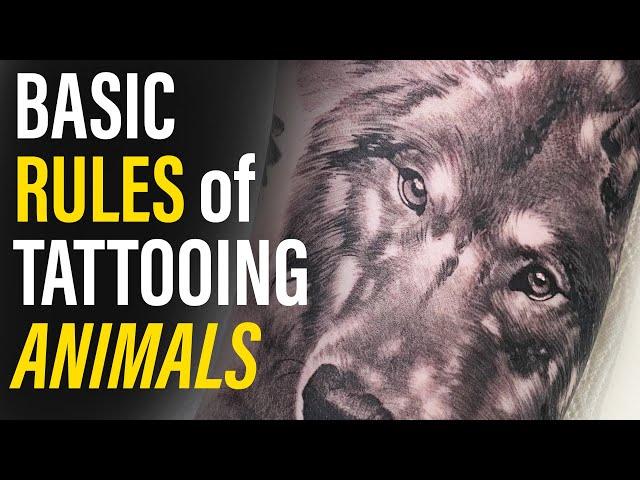 How to Make a Realistic Animal Tattoo (TUTORIAL)