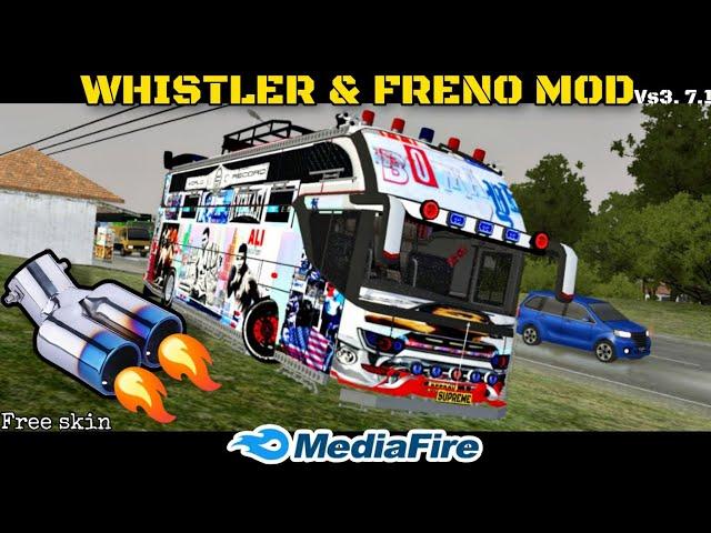 BUSSID MOD ENGINE SOUND/WHISTLER +FRENOvs3. 7.1/free skin + mod in description 