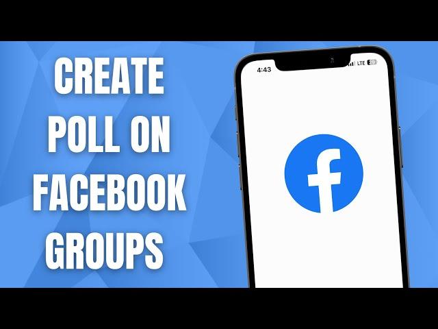 How to Create a Poll in a Facebook Group!