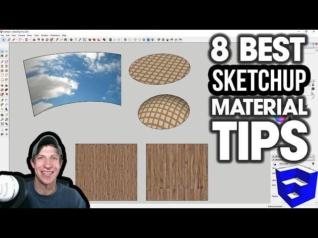 8 BEST TIPS for Editing Materials in SketchUp