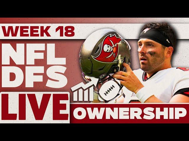 NFL DFS Ownership Report Week 18 Picks Saturday & Sunday DraftKings & FanDuel Strategy