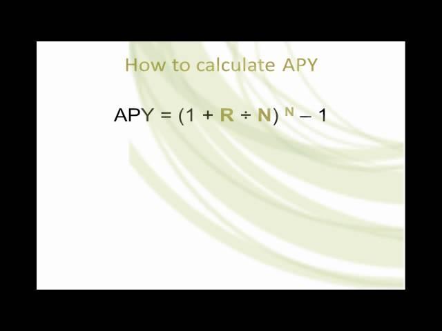 How to Calculate Annual Percentage Yield (APY).mp4