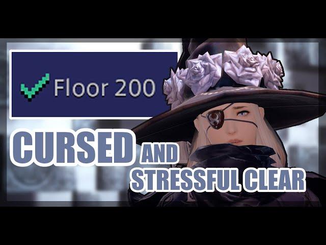 [FFXIV] Insanely Cursed solo PoTD - floor 199-200 - I'm a necromancer now!!!!!