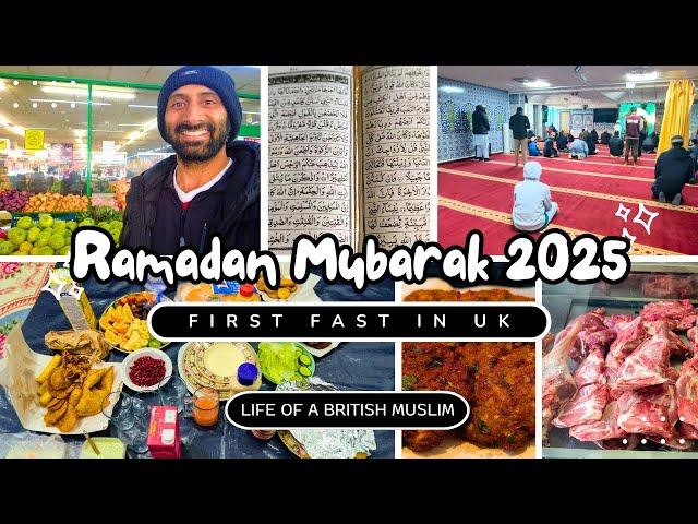 Ramadan Mubarak 2025! First Day Of Fasting In The UK! Life Of A British Muslim In Ramadan Vlog