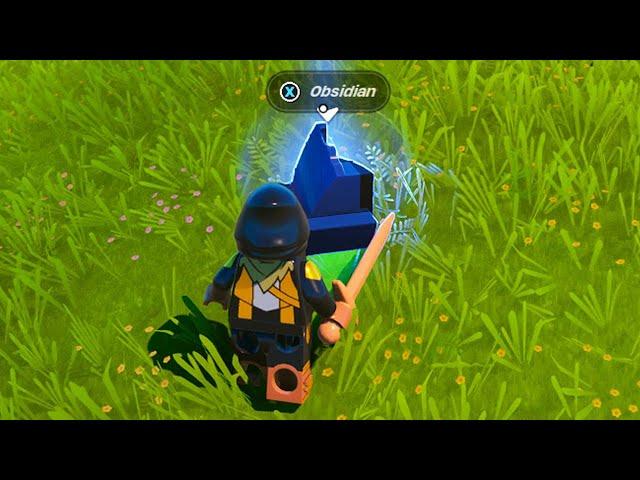 How to Find Obsidian in LEGO Fortnite (Create Obsidian Slab)