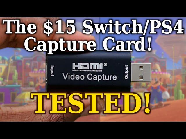 $15 HDMI Capture Card for PS4/Switch - Is it worth it? (Testing: Lag, AV Sync, Quality and More!)