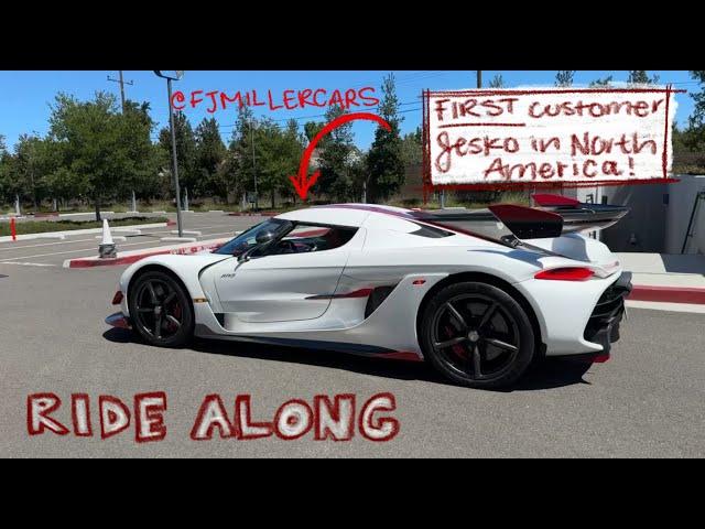 RIDING IN THE FIRST CUSTOMER  KOENIGSEGG JESKO IN NORTH AMERICA?