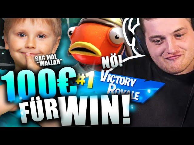 6 Jähriger PRANKT mich des TODES?! | 100€ Pro WIN in Fortnite Random Squads!