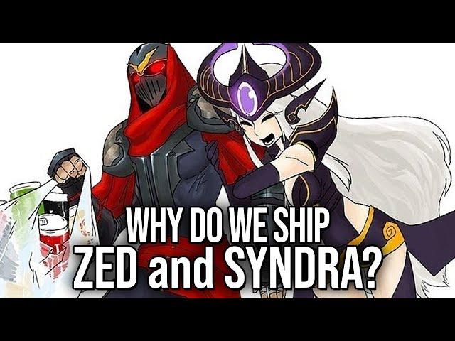 Where did all that Zed x Syndra fanart come from? || #shorts