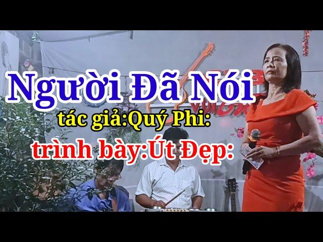 Người Đã Nói:tác giả:Quý Phi:trình bày: Út Đẹp:nhóm guitar vui thực hiện: