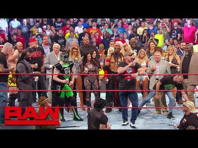 “Stone Cold”, Hulk Hogan and Ric Flair lead A Toast to Monday Night Raw: Raw Reunion, July 22, 2019