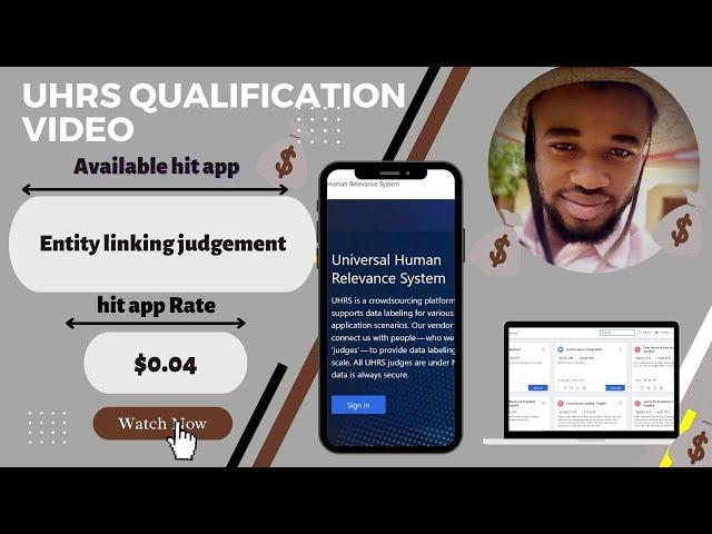 Entity linking judgement hit app Qualification and training test|| UHRS  || make money online