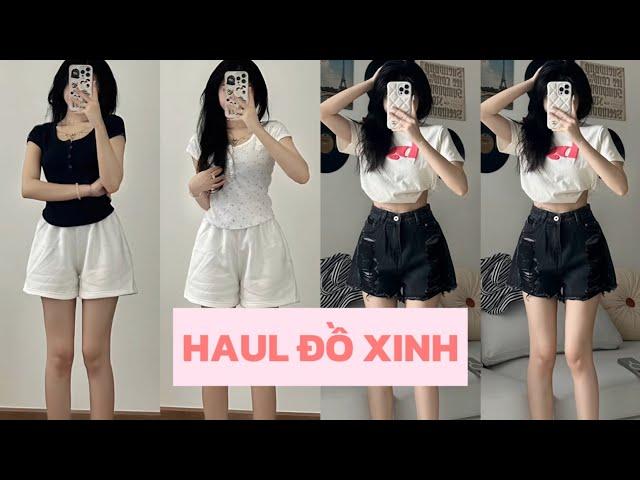 [Shopee Haul] Review quần áo hot trend | Sắm đồ mặc hè 2024