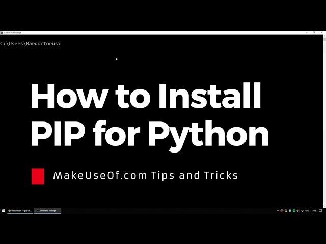 How to Install PIP for Python