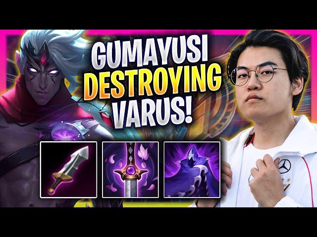 GUMAYUSI DESTROYING WITH VARUS! - T1 Gumayusi Plays Varus ADC vs Corki! | Season 2024