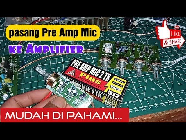 Cara Pasang PRE AMP MIC 2TR ke Power Amplifier Lewat Tune Control