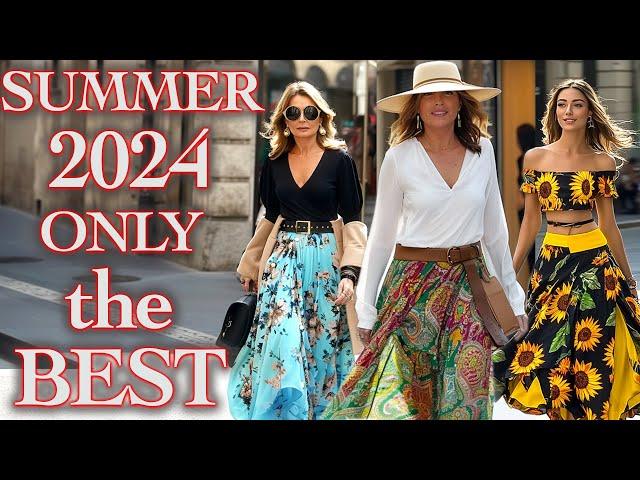 The Best Italian Street Fashion Summer 2024. Trendy streetwear you should try on. Latest collections