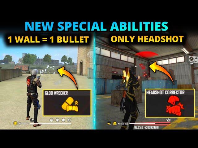 NEW GLOO WALL & AUTO HEADSHOT ABILITY | OB33 UPDATE - GARENA FREE FIRE