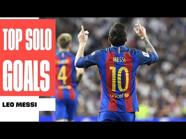 TOP 25 SOLO GOALS Lionel Messi LaLiga Santander