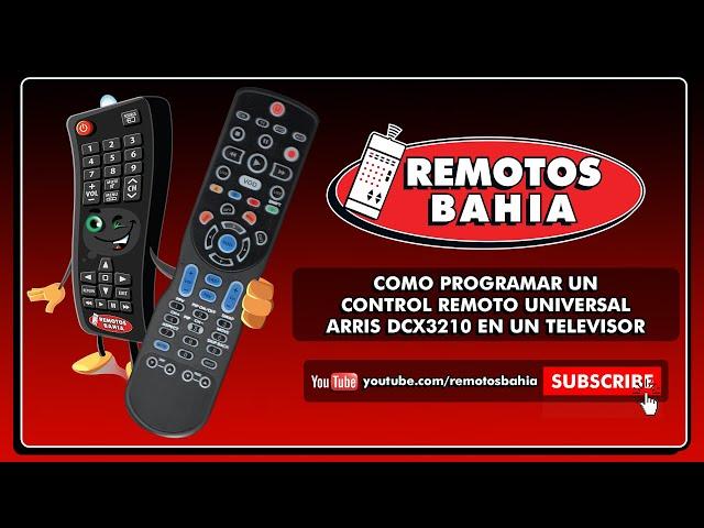 CÓMO PROGRAMAR UN CONTROL REMOTO UNIVERSAL ARRIS DCX3210 CABLEVISION HD EN UN TELEVISOR