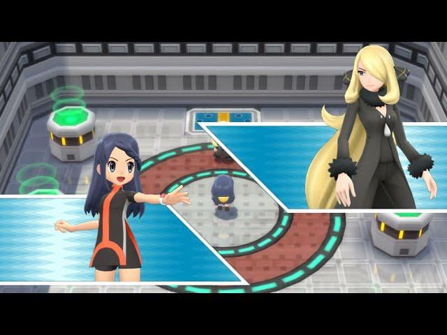 Pokemon Brilliant Diamond Vs Champion Cynthia (No items, Set Mode)