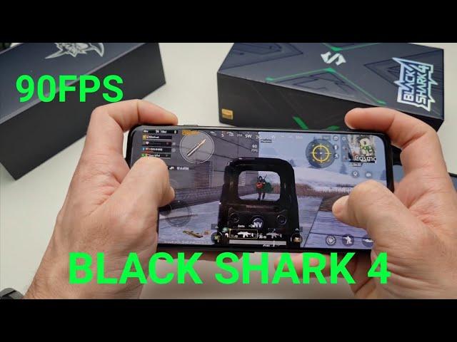 Xiaomi Black Shark 4 12/256gb Pubg Mobile 90fps Test with FPS Meter