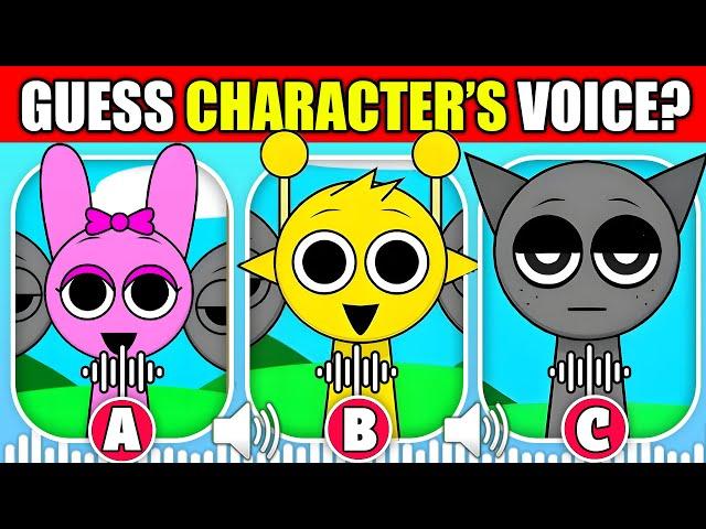  Guess The Incredibox Sprunki Characters by their VOICE!? | Simon, Pinki, Fun Bot, Garnold