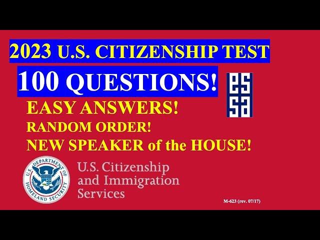 2023 - 100 Civics Questions for the U S  Citizenship Test   (27)