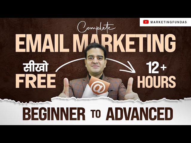 Email Marketing Full Course FREE | Beginner to Advance Level | #emailmarketingcourse