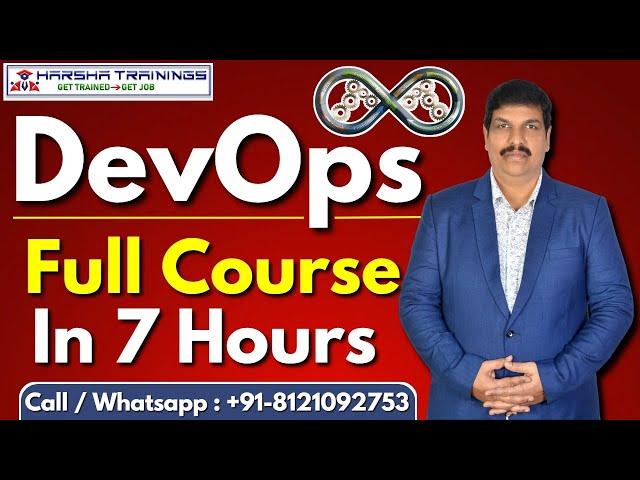 DevOps in 7 Hours | DevOps Course in Telugu | DevOps Full Course in Telugu | Harsha Trainings