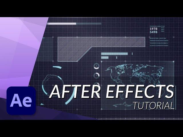How to make an Awesome Futuristic HUD in After Effects - TUTORIAL (Part 1)
