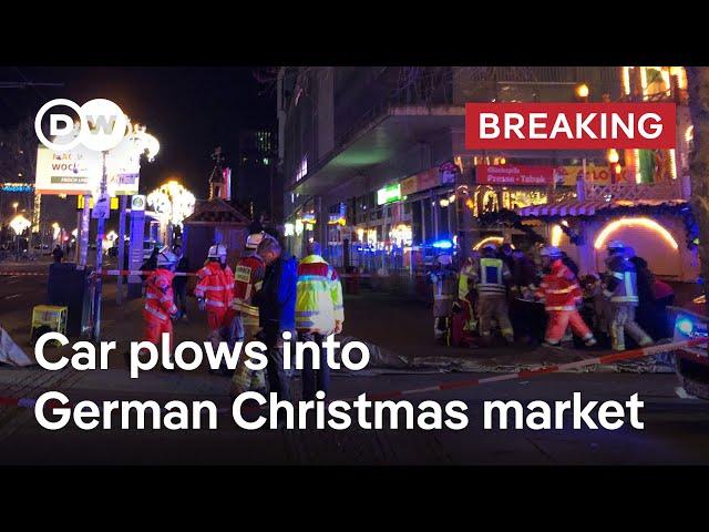 Germany: Car drives into crowd at Magdeburg Christmas market | DW News