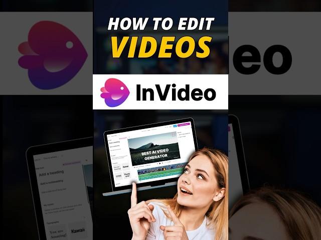 How To Edit Videos With InVideo (2024) #shorts #invideo #invideoai
