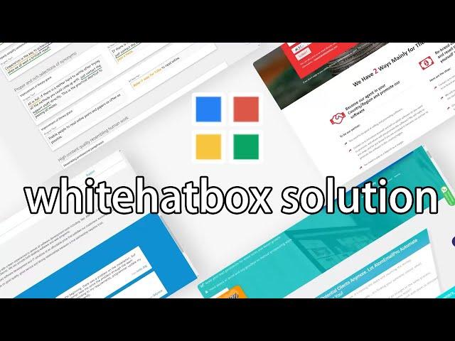 Whitehatbox Overview: Whitehatbox Software and Digital Marketing Solutions