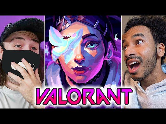 CSGO Players React To EVERY VALORANT Cinematics & Agents For The First Time (Part 2)